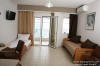 The second bedroom with 2 beds of an apartment X 4 persons with sea views