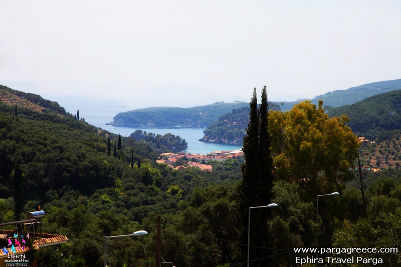 Views to Ionian Sea from the maisonette style apartments for 4/5 persons