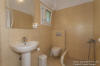 The fully renovated bathroom