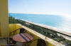 Sea views from the Balconies of  Studios and Apartments